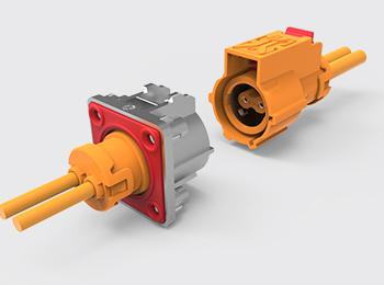 HV connector 2 POS Shielded Heating Plastic Plug-Metal Receptacle (2.5mm²)  KLS1-HV02-0216 & KLS1-HV06-0216